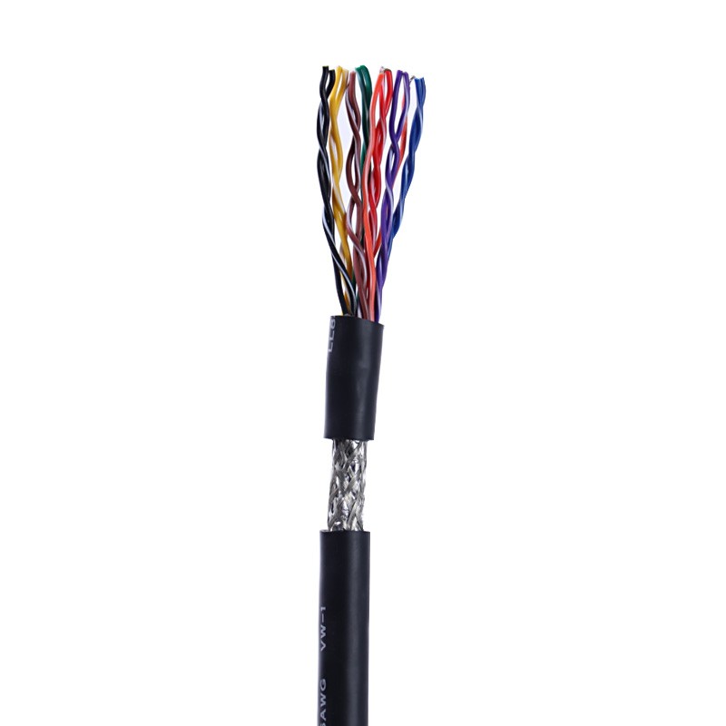 Multi core shielded computer cable